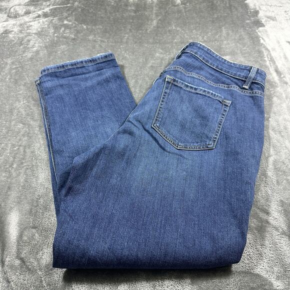 Lane‎ Bryant Jeans Women’s 16 Blue High-rise Essential Stretch Straight Crop - Picture 12 of 16